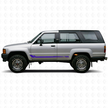 Honeycomb Strepen Zijkant Vinyl Decal voor Toyota 4Runner 1984-1989_2