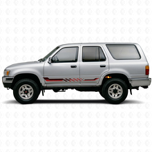 Ruitenruitvlag Zijstrepen Vinyl Decal voor Toyota 4Runner 1989-1995_3