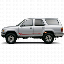 Honeycomb Strepen Zij Vinyl Sticker voor Toyota 4Runner 1989-1995_3