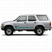 Vinylsticker met vintage zijstrepen voor Toyota 4Runner 1989-1995_2