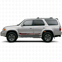 Vinylsticker met dambordzijkstrepen voor Toyota 4Runner 1995-2002_3