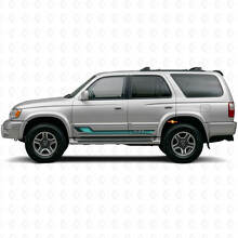Vinyl decal met vintage zijstrepen voor Toyota 4Runner 1995-2002_2