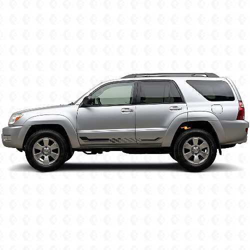 Ruitenvlag Zijstrepen Vinyl Sticker voor Toyota 4Runner 2002-2009_1