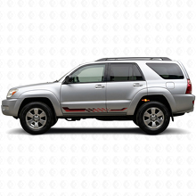Ruitenvlag Zijstrepen Vinyl Sticker voor Toyota 4Runner 2002-2009_3