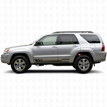 Geboogde Strepen Zijscherm Vinyl Decal voor Toyota 4Runner 2002-2009_2
