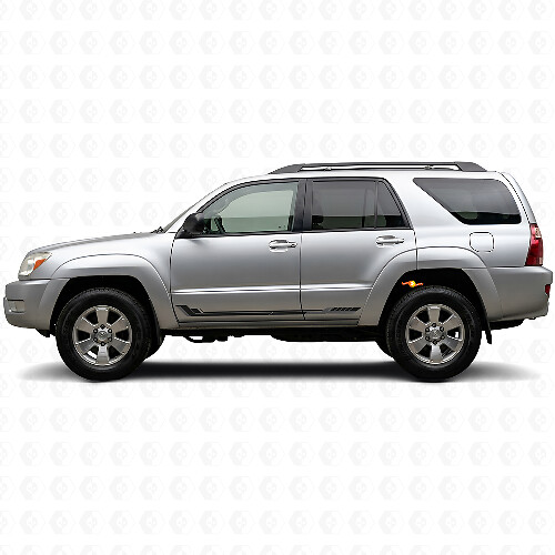 Racestrip Zijstrepen Vinyl Decal voor Toyota 4Runner 2002-2009_1