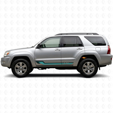 Vinylsticker in Vintage Stijl Zijstrepen voor Toyota 4Runner 2002-2009_2