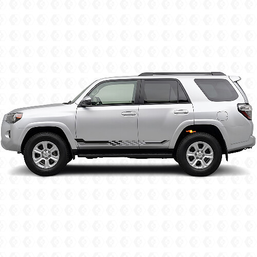 Ruiten Vlag Zijstrepen Vinyl Sticker voor Toyota 4Runner 2009-2024_1