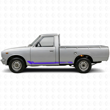 Honeycomb-strepen zijkant vinyl decal voor Toyota Hilux 1968-1972_2