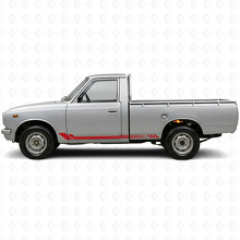 Honeycomb-strepen zijkant vinyl decal voor Toyota Hilux 1968-1972_3
