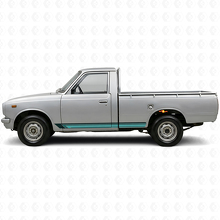Vintage rechte strepen zij vinyl sticker voor Toyota Hilux 1968-1972_2
