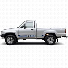 Vlaggenpatroon Zijstrepen Vinyl Decal voor Toyota Hilux 1983-1988_2