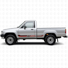Vlaggenpatroon Zijstrepen Vinyl Decal voor Toyota Hilux 1983-1988_3