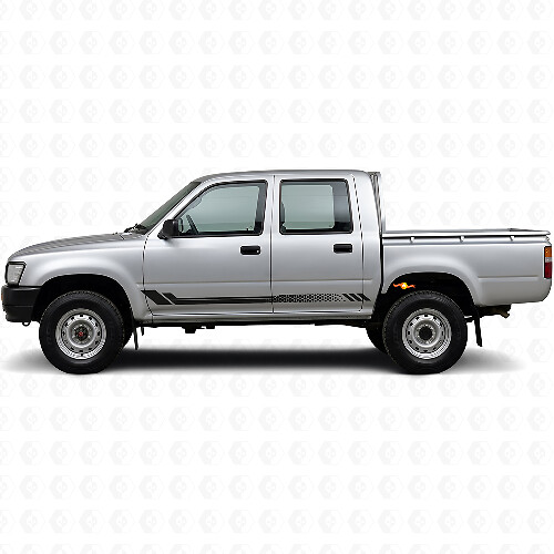 Honeycomb Strepen Zij Vinyl Sticker voor Toyota Hilux 1988-1997_1