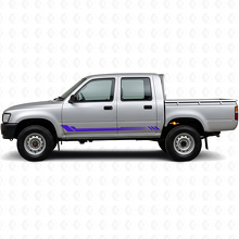 Honeycomb Strepen Zij Vinyl Sticker voor Toyota Hilux 1988-1997_2