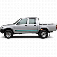 Vintage rechte strepen zijvinylsticker voor Toyota Hilux 1988-1997_2