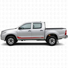 Honeycomb Strepen Zij Vinyl Decal voor Toyota Hilux 2004-2015_3