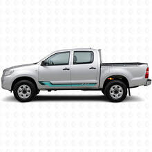 Vinylsticker in vintage stijl zijkstrepen voor Toyota Hilux 2004-2015_2