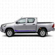 Honeycomb Strepen Zij Vinyl Sticker voor Toyota Hilux 2015+_2