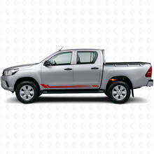 Honeycomb Strepen Zij Vinyl Sticker voor Toyota Hilux 2015+_3