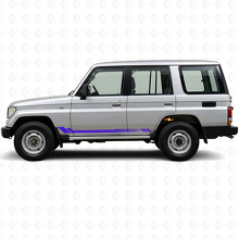 Honeycomb Strepen Zijvinylsticker voor Toyota Land Cruiser Prado 1990-1996_2
