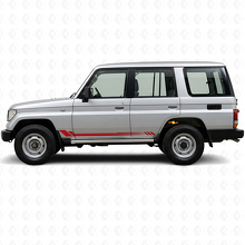 Honeycomb Strepen Zijvinylsticker voor Toyota Land Cruiser Prado 1990-1996_3