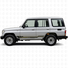 Gekromde Strepen Rocker Panel Vinyl Sticker voor Toyota Land Cruiser Prado 1990-1996_2