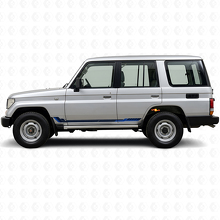 Racingstijl Zijkanten Strepen Vinyl Decal voor Toyota Land Cruiser Prado 1990-1996_2