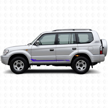 Honeycomb Strepen Zij Vinyl Decal voor Toyota Land Cruiser Prado 1996-2002_2