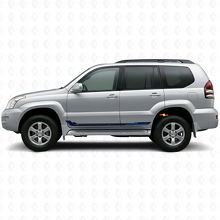 Racingstijl zijstrepen vinyl sticker voor Toyota Land Cruiser Prado 2002-2009_2