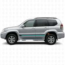 Vintage rechte strepen zijvinylsticker voor Toyota Land Cruiser Prado 2002-2009_2