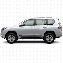 Honeycomb Strepen Zij Vinyl Sticker voor Toyota Land Cruiser Prado 2009-2023_2