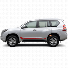 Honeycomb Strepen Zij Vinyl Sticker voor Toyota Land Cruiser Prado 2009-2023_3
