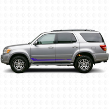 Honeycomb Strepen Zij Vinyl Sticker voor Toyota Sequoia 2000-2007_2