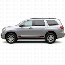 Racingstijl zijstrips vinyl decal voor Toyota Sequoia 2007-2022_3
