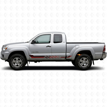 Vlaggenpatroon Zijstrepen Vinyl Decal voor Toyota Tacoma 2004-2015_3