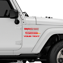 Zombie Resistance Corps Vinylstickers voor Jeep Wrangler Rubicon 3