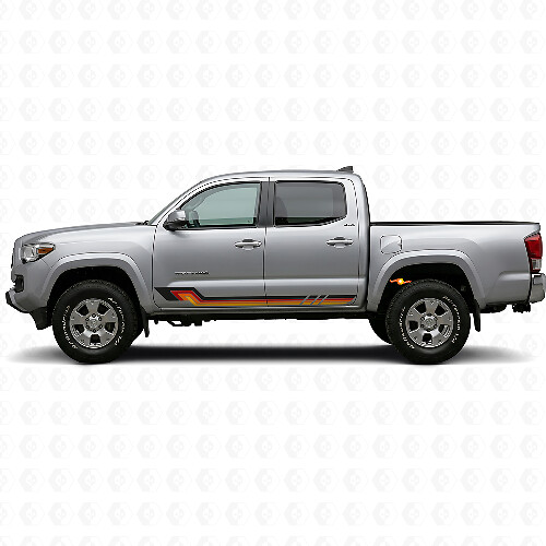 Vintage Stijl Zijstrepen Vinyl Decal voor Toyota Tacoma 2015-2023_1