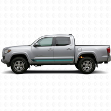 Vintage rechte strepen zijdelingse vinylsticker voor Toyota Tacoma 2015-2023_2