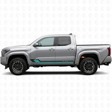 Vintage stijl zijstrepen vinyl decal voor Toyota Tacoma 2023+_2