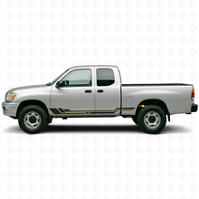 Gebogen Strepen Zijschort Vinyl Decal voor Toyota Tundra 1999-2006_2