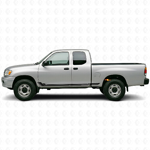 Racing stijl zijstrepen vinylstickers voor Toyota Tundra 1999-2006_1