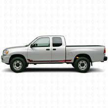 Racing stijl zijstrepen vinylstickers voor Toyota Tundra 1999-2006_3