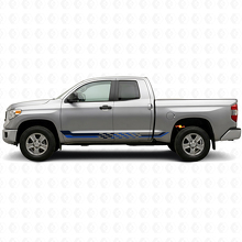 Geruit Vlag Zijstrepen Vinyl Sticker voor Toyota Tundra 2007-2021_2
