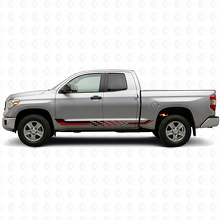 Geruit Vlag Zijstrepen Vinyl Sticker voor Toyota Tundra 2007-2021_3