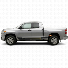 Gebogen Strepen Rocker Panel Vinyl Decal voor Toyota Tundra 2007-2021_2