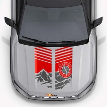 Mountain Style motorkapstrepen vinyl decal voor Jeep Compass 2026_5