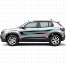 Triple Strepen Deurzijde Vinyl Decal voor Jeep Avenger 2023+_2