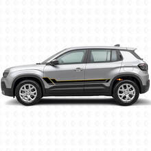 Twin Strepen Deur Vinyl Decal Kit voor Jeep Avenger 2023+_2