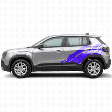 Modderspatgrafiek Zijkant Vinyl Sticker voor Jeep Avenger 2023+_2
